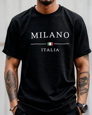 Milano Italia Flag Summer...