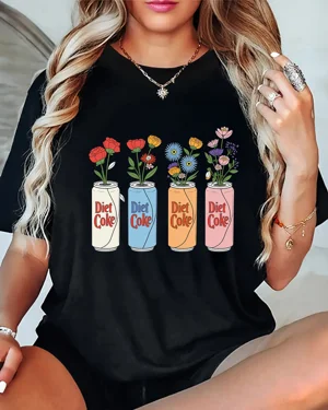 Diet Coke Floral Cans...