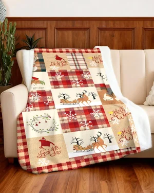 Holiday Winter Deer and...