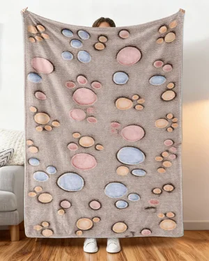 Colorful Paw Print Love for...