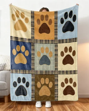 Pet Lover Paw Print Warmth...