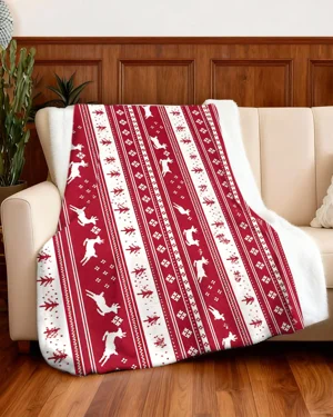 Holiday Reindeer and Pine...