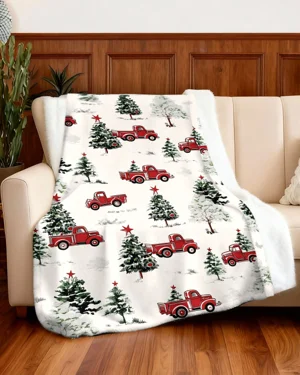 Vintage Holiday Red Truck...