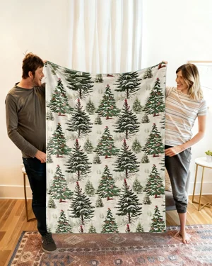 Holiday Winter Pine Tree...