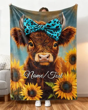 Cute Highland Cow with...