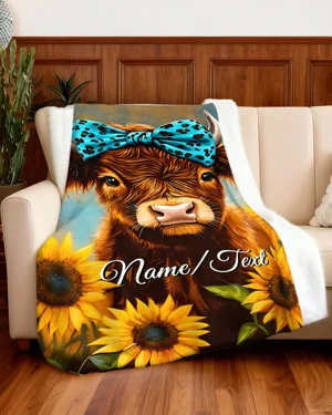 Cute Highland Cow with...