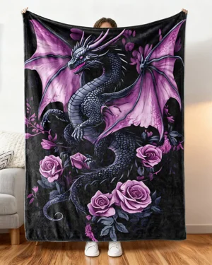 Majestic Dragon and Rose...