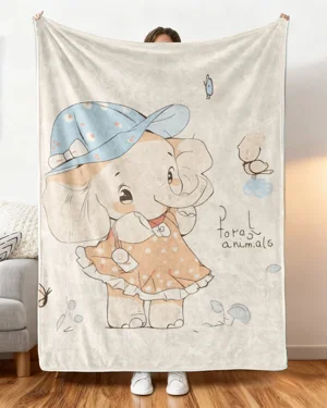 Cute Baby Elephant Forest...