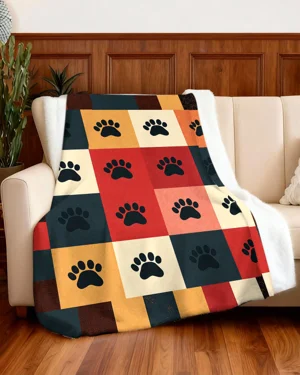Pet Lover Paw Print Warm...
