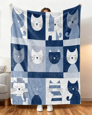 Cute Cat Lover Gift Cozy...