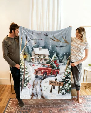 Vintage Red Truck Christmas...