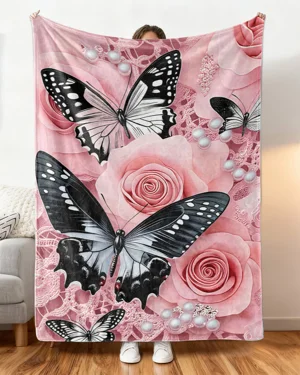 Butterfly and Rose Love...