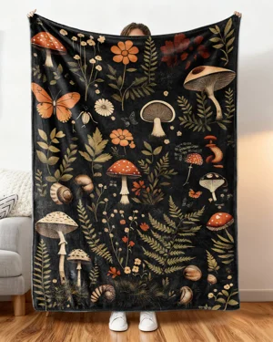 Nature Forest Mushrooms and...