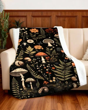 Nature Forest Mushrooms and...