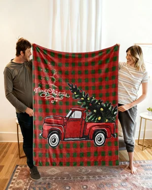 Merry Christmas Holiday Red...