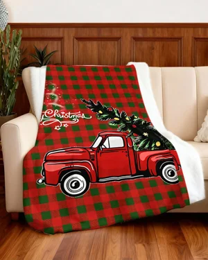 Merry Christmas Holiday Red...