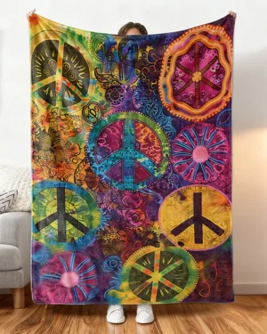 Peace and Love Colorful Art...