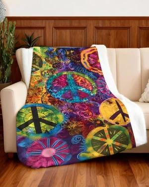 Peace and Love Colorful Art...