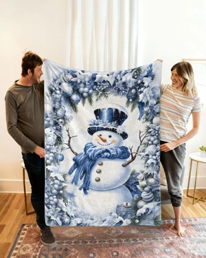 Winter Holiday Snowman Love...