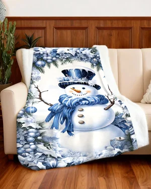 Winter Holiday Snowman Love...