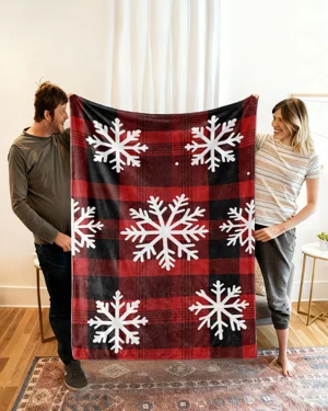 Holiday Snowflake Plaid...
