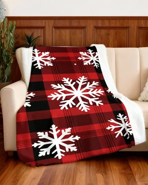Holiday Snowflake Plaid...