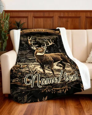 Rustic Deer Cabin Nature...