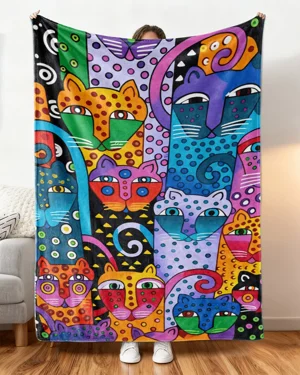 Colorful Cats Love and Joy...