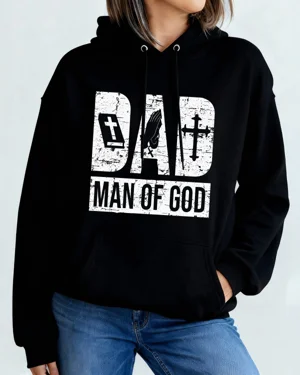 Dad Man of God Cozy Graphic...