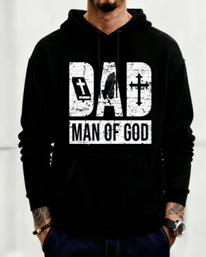 Dad Man of God Cozy Graphic...
