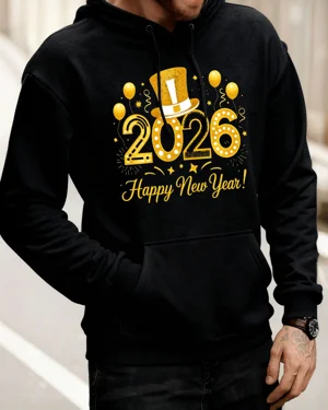 2026 New Year Gold Balloons...