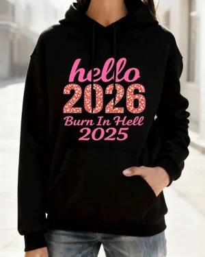 Hello 2026 New Year Glitter...