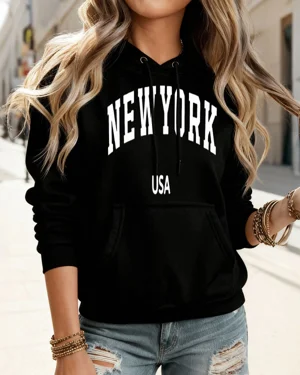 New York USA Cozy Graphic...