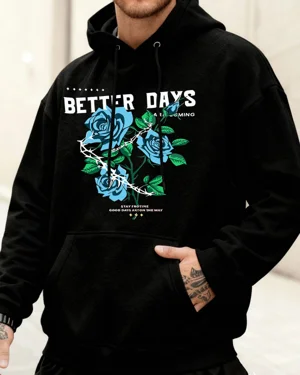 Better Days Blue Roses Cozy...