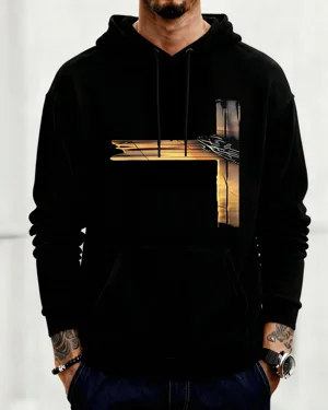 Wooden Cross with Jesus...