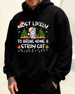 Christmas Cat Stray Santa...