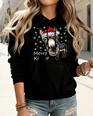 Christmas Donkey with Santa...