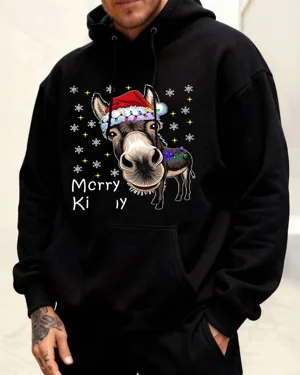 Christmas Donkey with Santa...