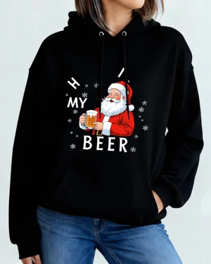 Christmas Santa Holding...