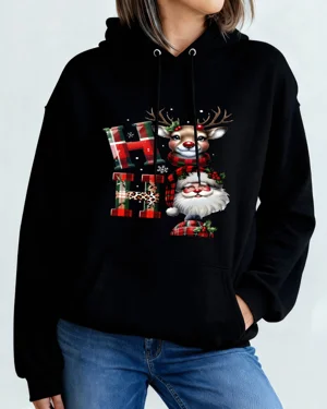 Christmas Deer and Santa HO...