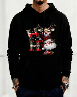 Christmas Deer and Santa HO...