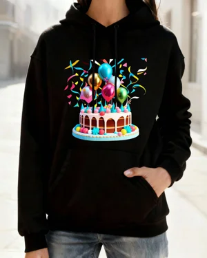 Birthday Cake with Balloons...