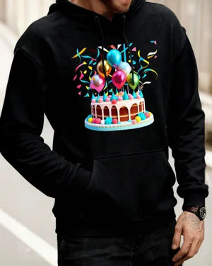 Birthday Cake with Balloons...