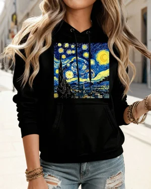 Starry Night Art Print Cozy...