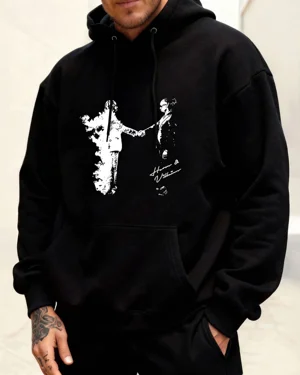 Handshake Silhouette Art...