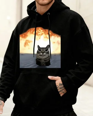 Cat With Fiery Explosion...