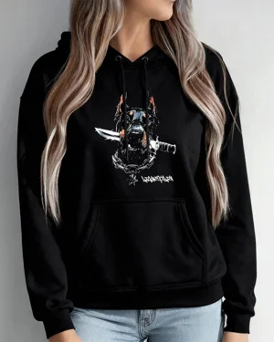 Guard Dog with Chain and...