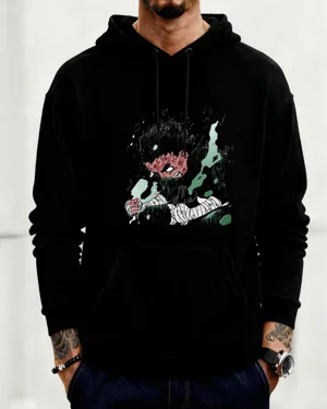 Bandaged Fighter with Fiery...