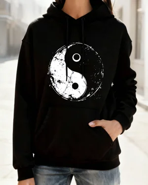 Yin Yang Splatter Art Cozy...