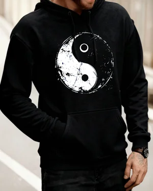 Yin Yang Splatter Art Cozy...